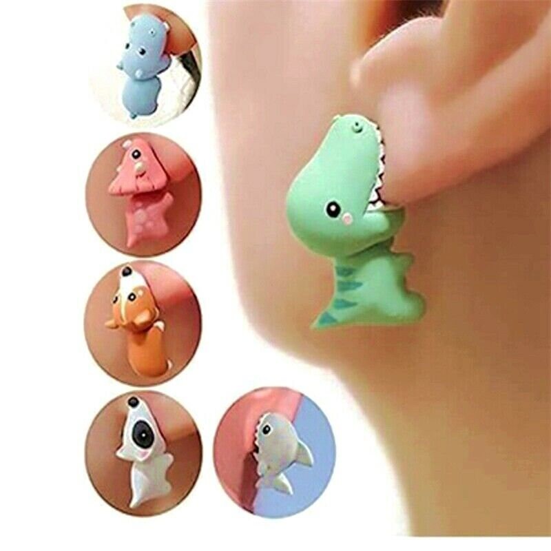 Clay Animal Earrings - Etsy Clay Animal Earrings - Etsy