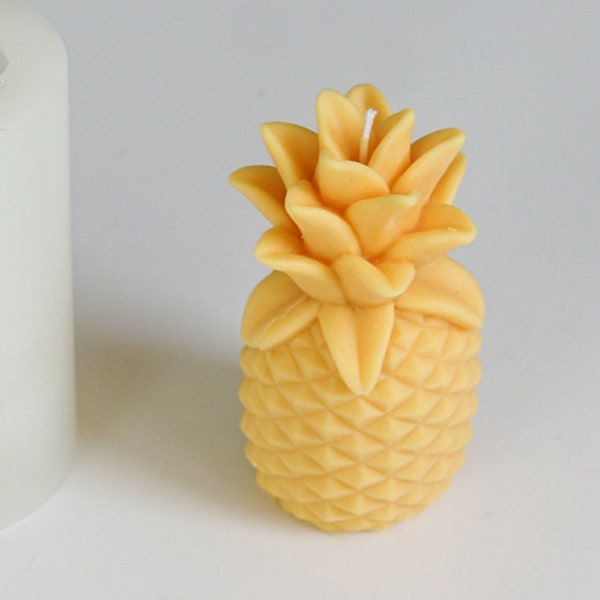 3D Pineapple Silicone Mold for Handmade Candles Plaster Resin Making Ornaments Molding DIY