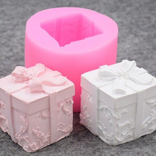 3D Gift Box Mold for Candle Making Fondant Cake Decoration Etsy