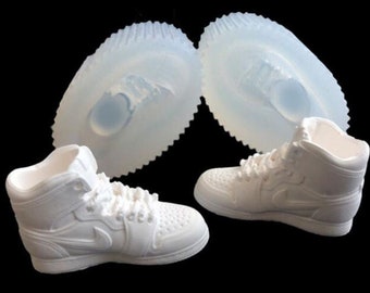 3D Sneakers Shoes Silicone Mold for Resin Epoxy Casting Pendants Keychains Ornaments Making