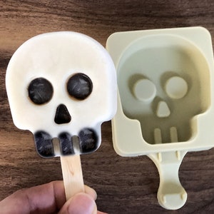 2 Pieces Cakesicle Molds Silicone Popsicle Mold 4 Cavities Cake Pop Mold  Ice Cream Mold With 50 Wooden Sticks Ice Pop Molds 