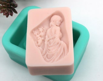 Bathing Beauty Soap Bar Silicone Mold: Lotion Bar Making