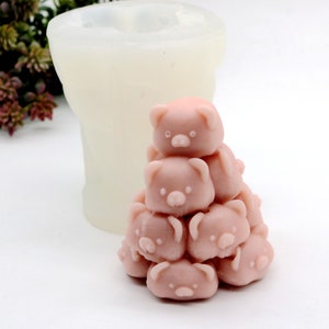 Silicone Piglets Mold Piggy Candle Mould Wax Scented Candle Soap Plaster Ornament Making Tool