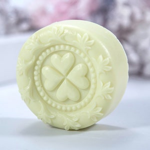 Round Handmade Soap Mold Silicone Lotion Bar Plaster Making DIY