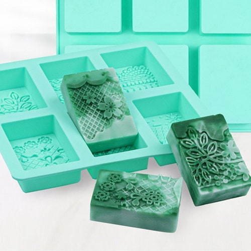 Silicone Soap Bar Mould Handmade Soap Lotion Bar Making Tool 5 Etsy