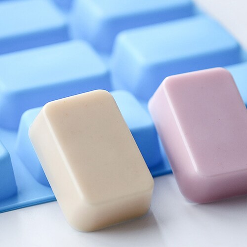 Rectangle Handmade Soap Molds Set of 12 Cavities Lotion Bar Etsy