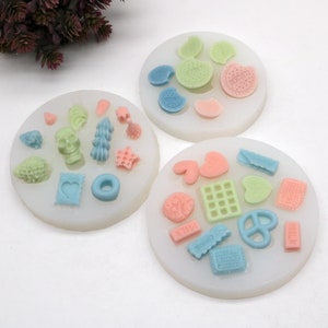 Cookie Silicone Mold: Candy, Chocolate, Fondant, Cake Decoration, Resin Crafting