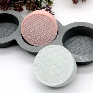 Round Silicone Soap Mold Soap Lotion Bar Making Tool