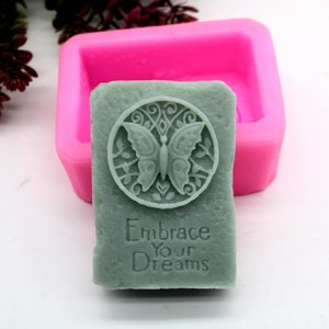Butterfly Soap Mold / Mould : Silicone Lotion Bar Making Tool