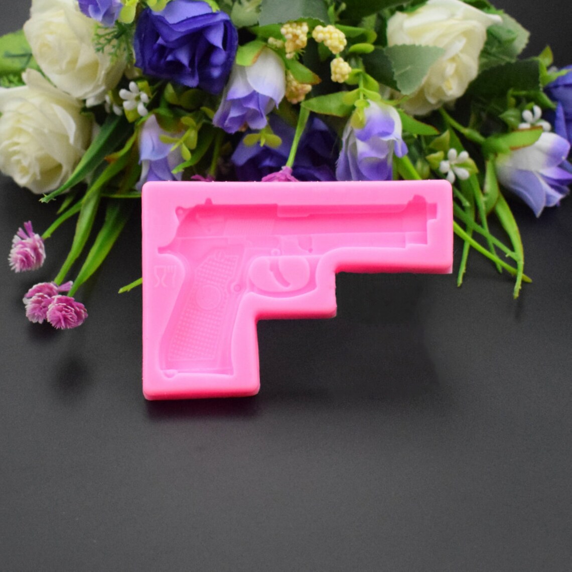 Gun Mold Cavity Depth 8.95.90.7cm Pistol Silicone Mould Etsy Norway