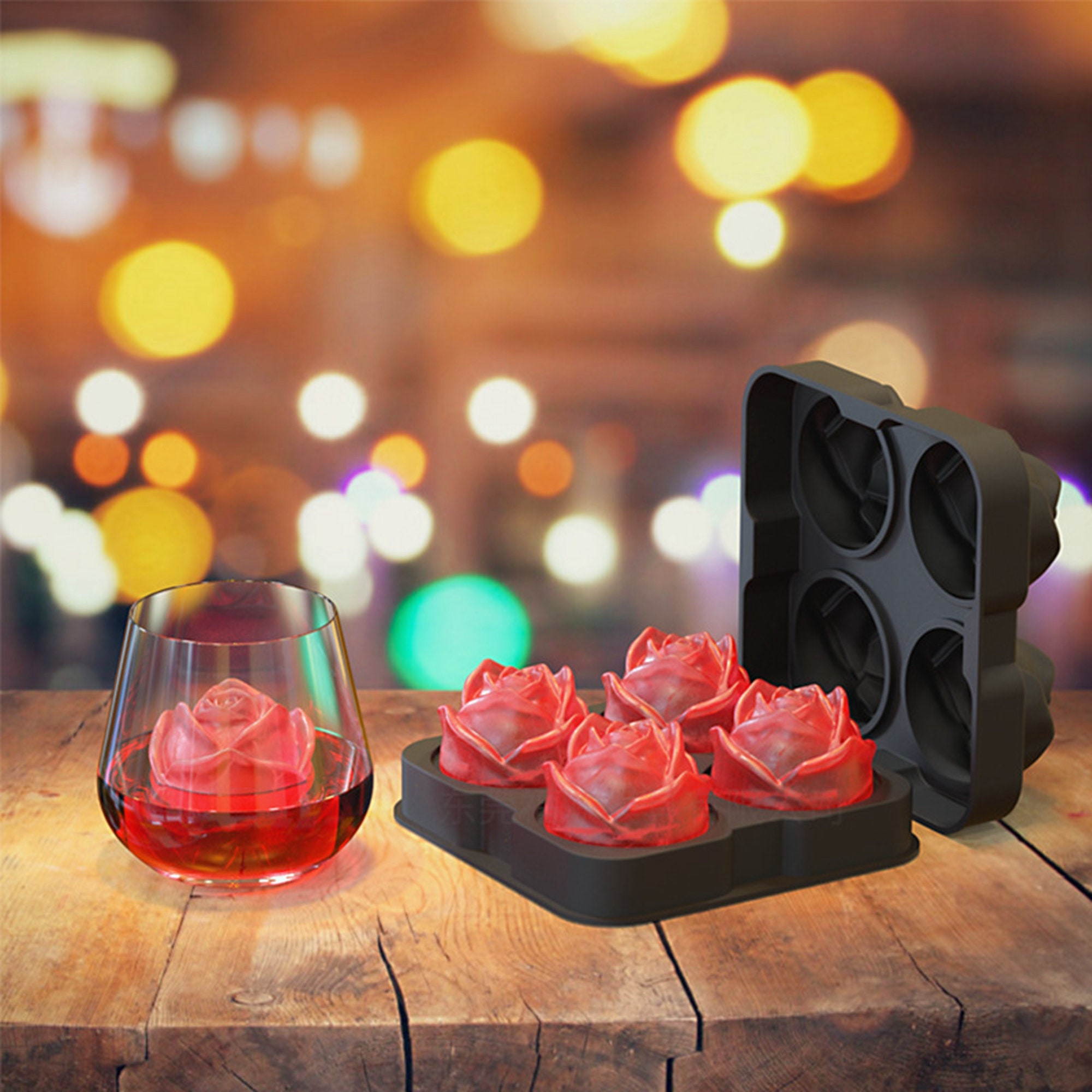 Silicone Rose Ice Mold - Pack of 2 – Bar Supplies