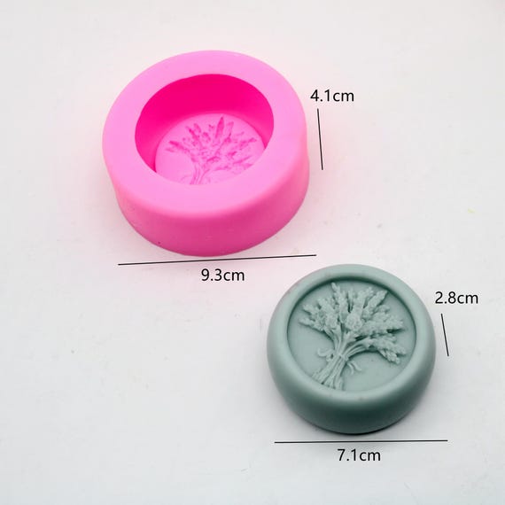 Molde De Silicona Para Jabones En Forma De Peregrino - Redondo, 6.5x2.5 Cm, Antiadherente, Para Manualidades DIY