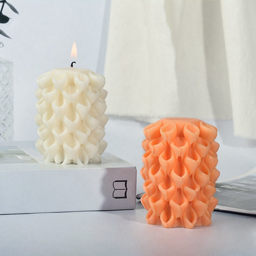 Silicone Pillar Candle Mold Handmade Wax Candle Making Tool DIY Etsy