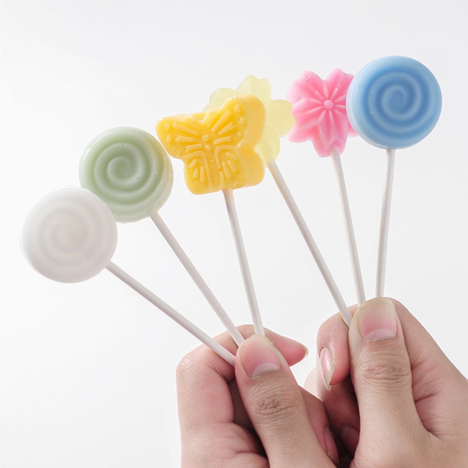 DIY lollipop Mold / Mould With 20 Sticks Candy Lollies Bonbon Etsy Polska