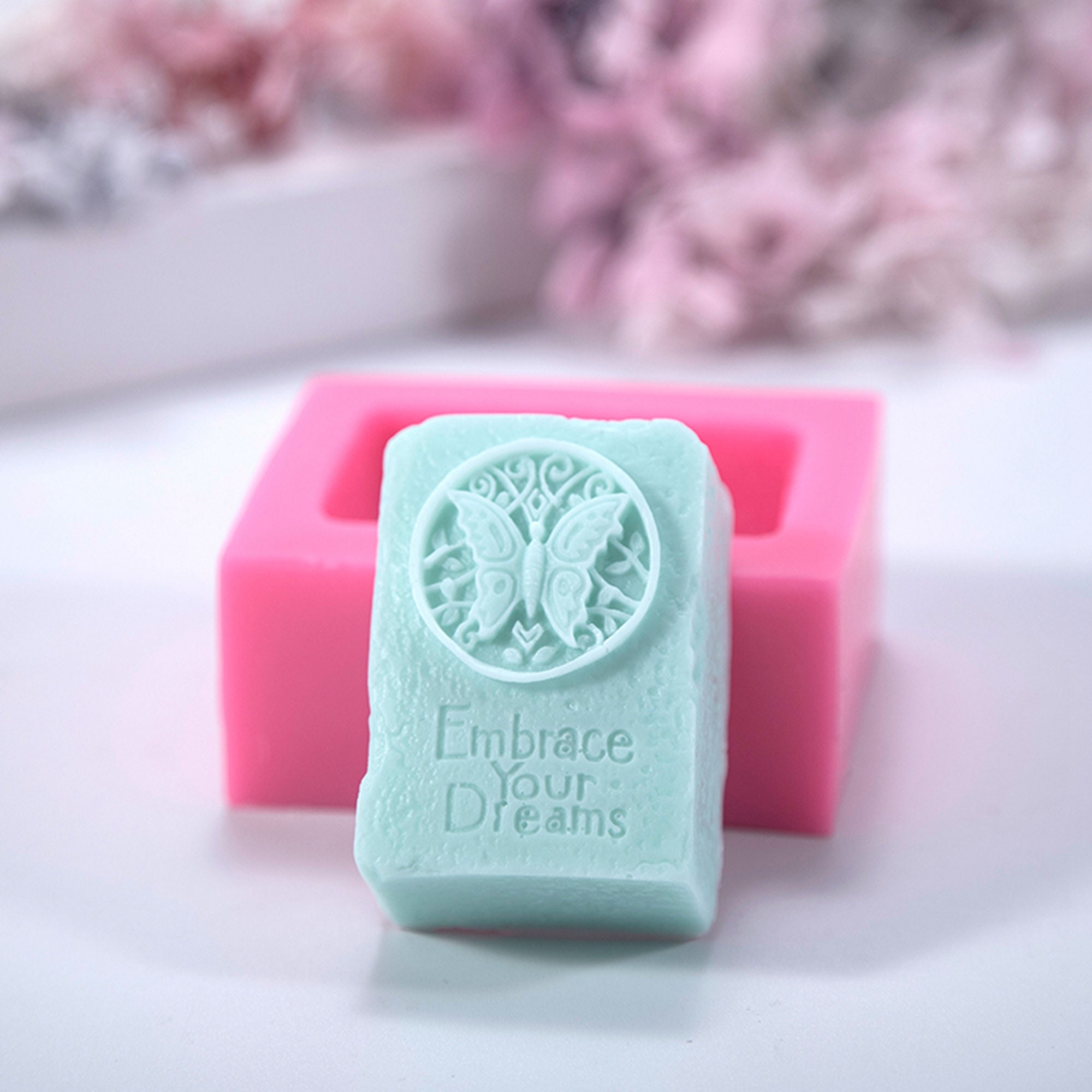 Silicone Soap Bar Mold Handmade Lotion Bar Soap Making Tool Etsy