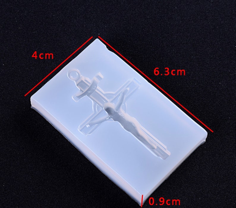 Cross Resin Mold Silicone For Pendant Jewelry Jesus