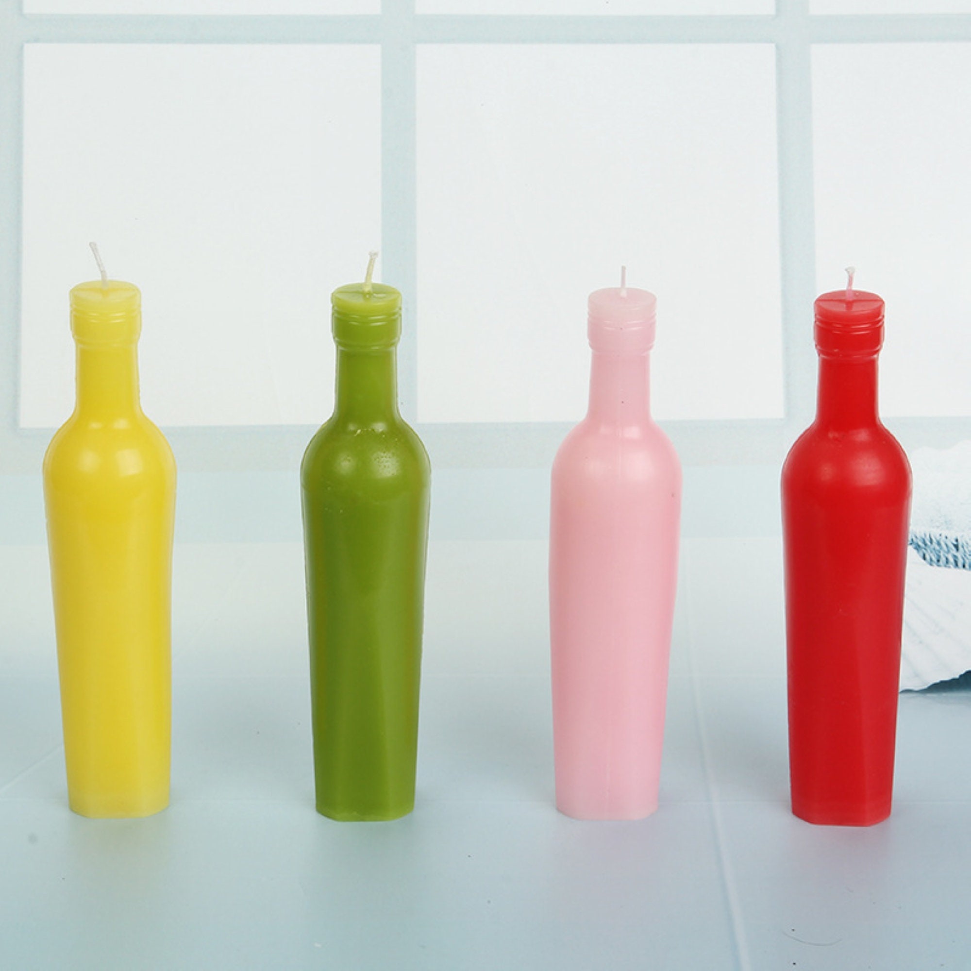 Bottle Shape Candle Mold Handmade Scented Candles Making DIY Etsy