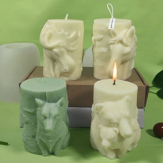 Molde de silicona para velas para parejas, molde de silicona para parejas,  molde de fundición de resina corporal para hacer velas de bricolaje, jabón