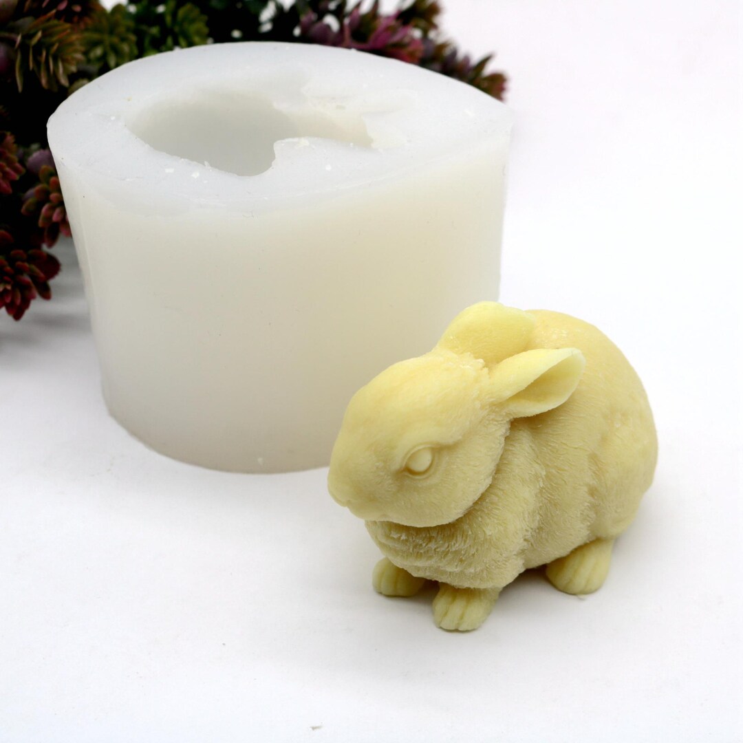 Pudding Rabbit Shape Rabbit Silicone Mold: Candy, Chocolate, Pudding, Jelly, Cake Topper ...