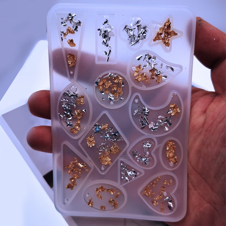 Jewelry Gem Molds Silicone Resin Mold for Resin Epoxy Pendant Etsy