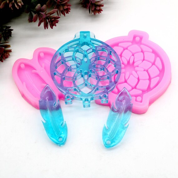 DIY Large Dream Catcher Resin Mold, Dreamcatcher Resin Mold-516059
