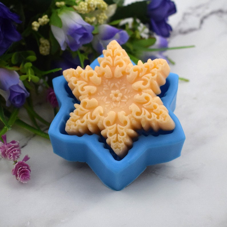 Soap Mold Snowflake Pudding Mold Jelly Mold Resin Mold | Etsy