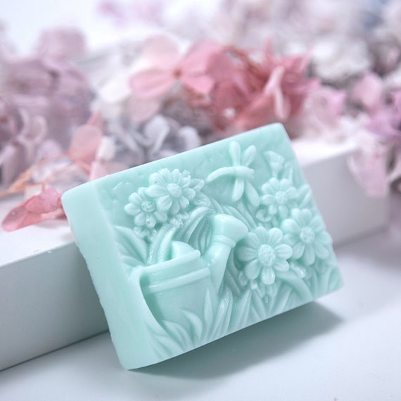 Square Soap Bar Mold Silicone Lotion Bar Mould Handmade Etsy