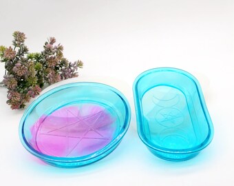 Siliconenmallen: epoxyhars, ovale en ronde schotel