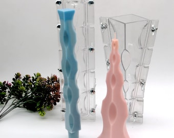 Cheese Candle Mold Taper Candle Mould Wax Scented Candles Making Tool 2 Design