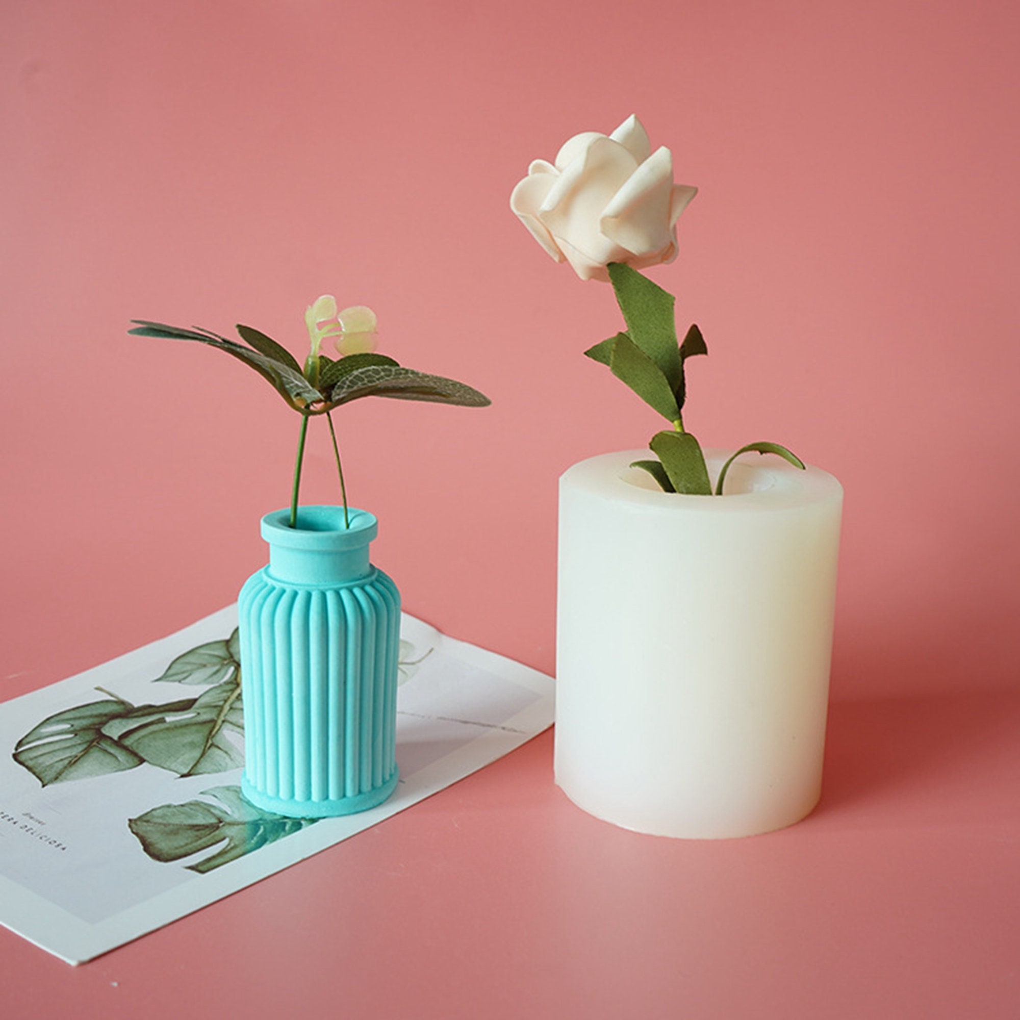 3D Vase Mold Silicone for Chocolate Fondant Candy Candle Resin Etsy