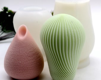 Droplet Silicone Candle Mold: Scented Candle Making Tool