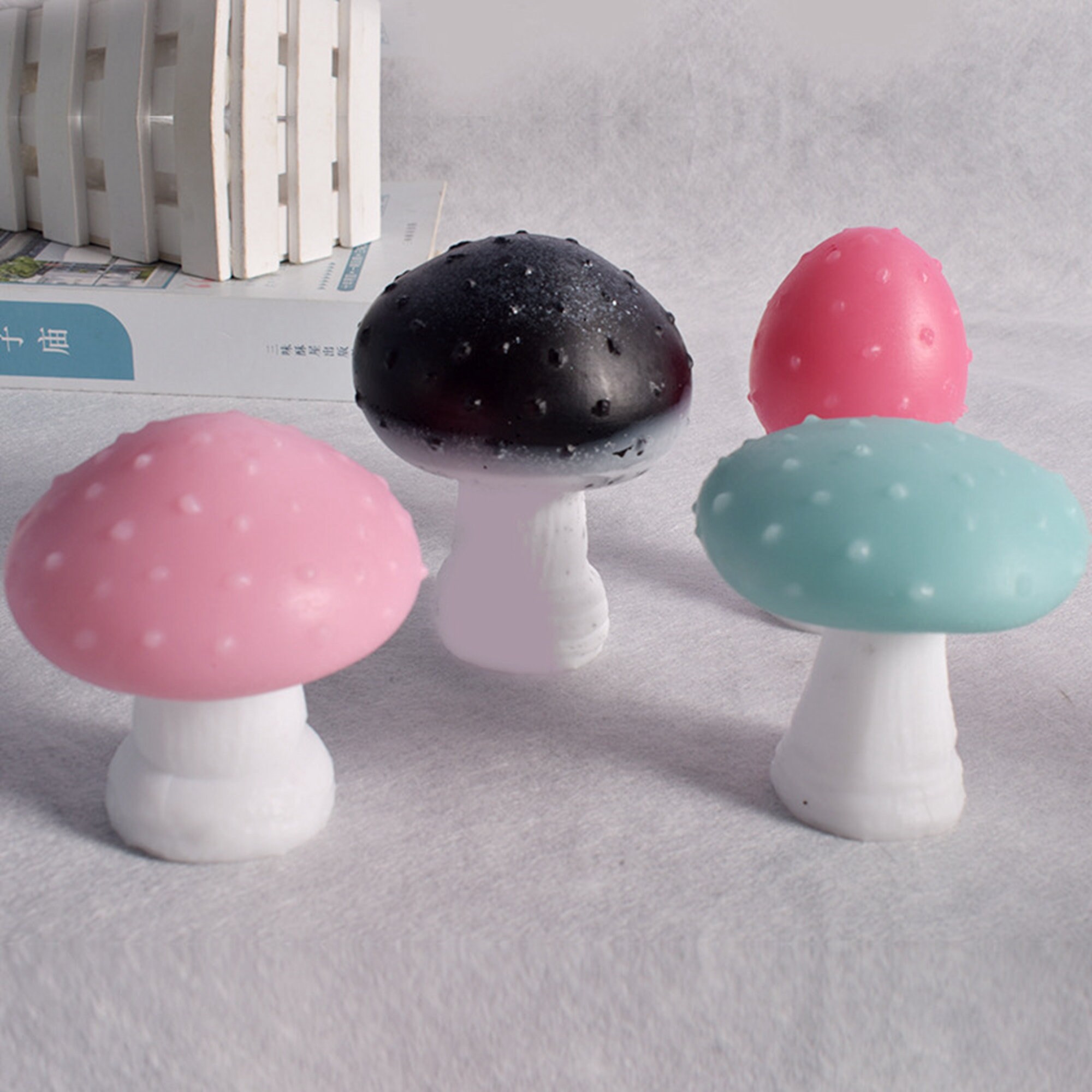 Enchanted Forest Mushroom Collection Candle Silicone Mold – Boowan Nicole