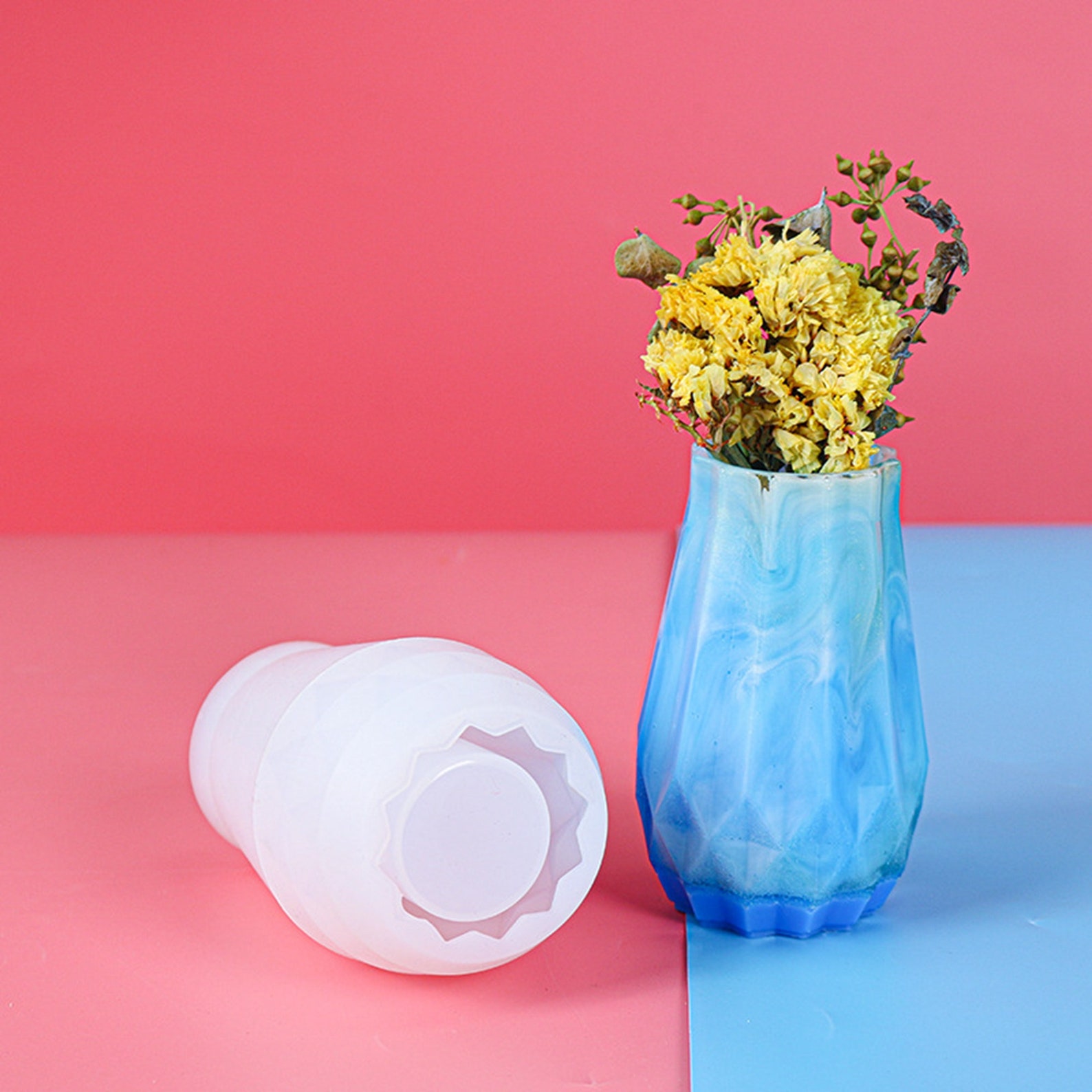 Silicone Vase Mold Resin Epoxy Casting Mold 3 Style Etsy