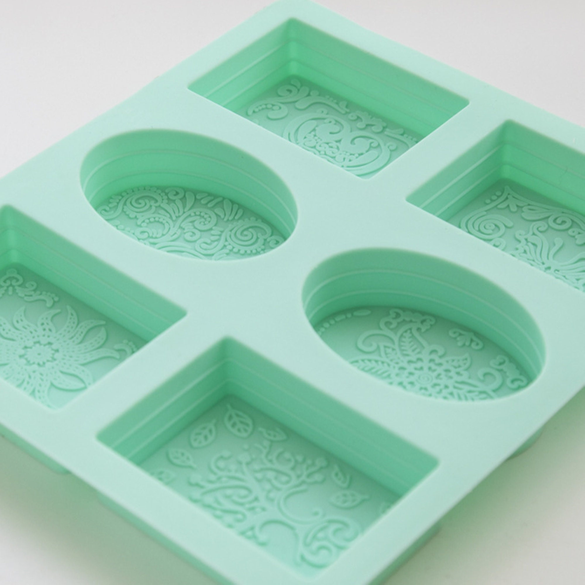 Square Soap Molds Set Silicone Handmade Soap Moulds Lotion Bar Etsy