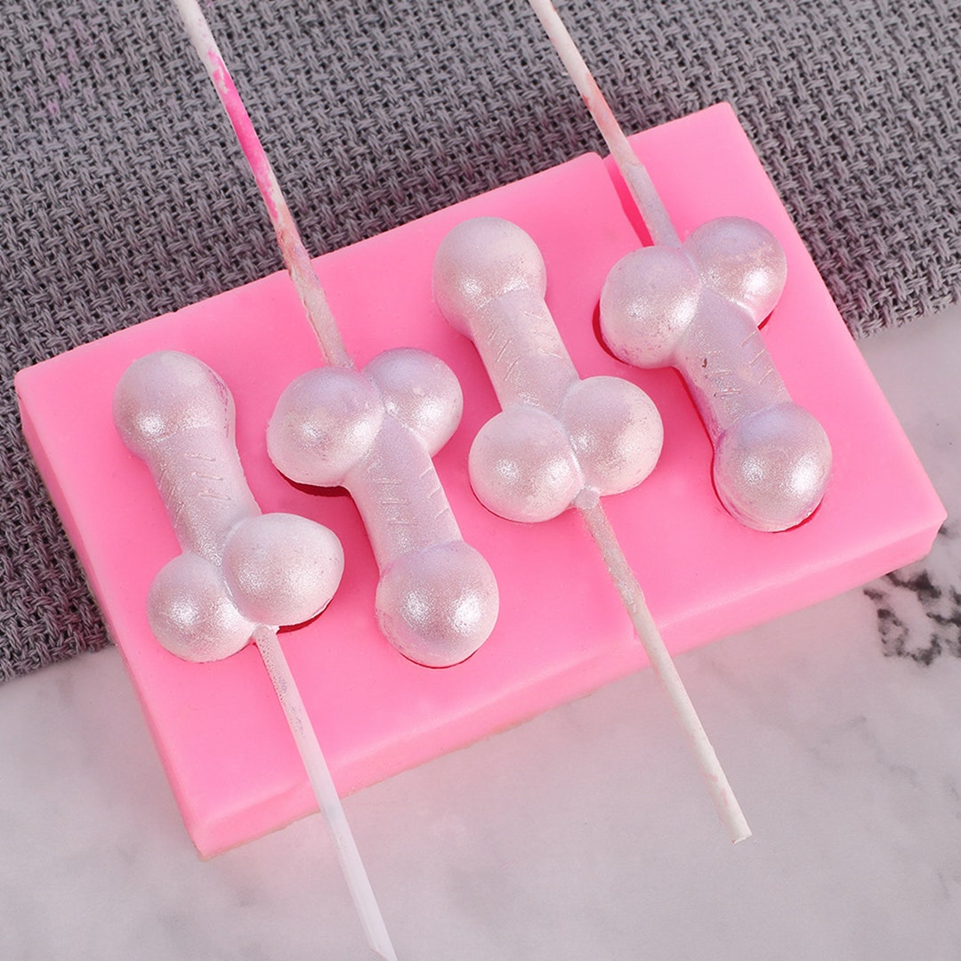 Bachelorette Party Supplies Penis Shaped Silicone Cake Soap Chocolate Jelly  Candy Mold Baking Mould