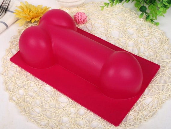 Large Penis Mould, Willy Cake Mold, Silicone Penis Cake Mold , Mousse Mold  , Birthday Party Accessory 