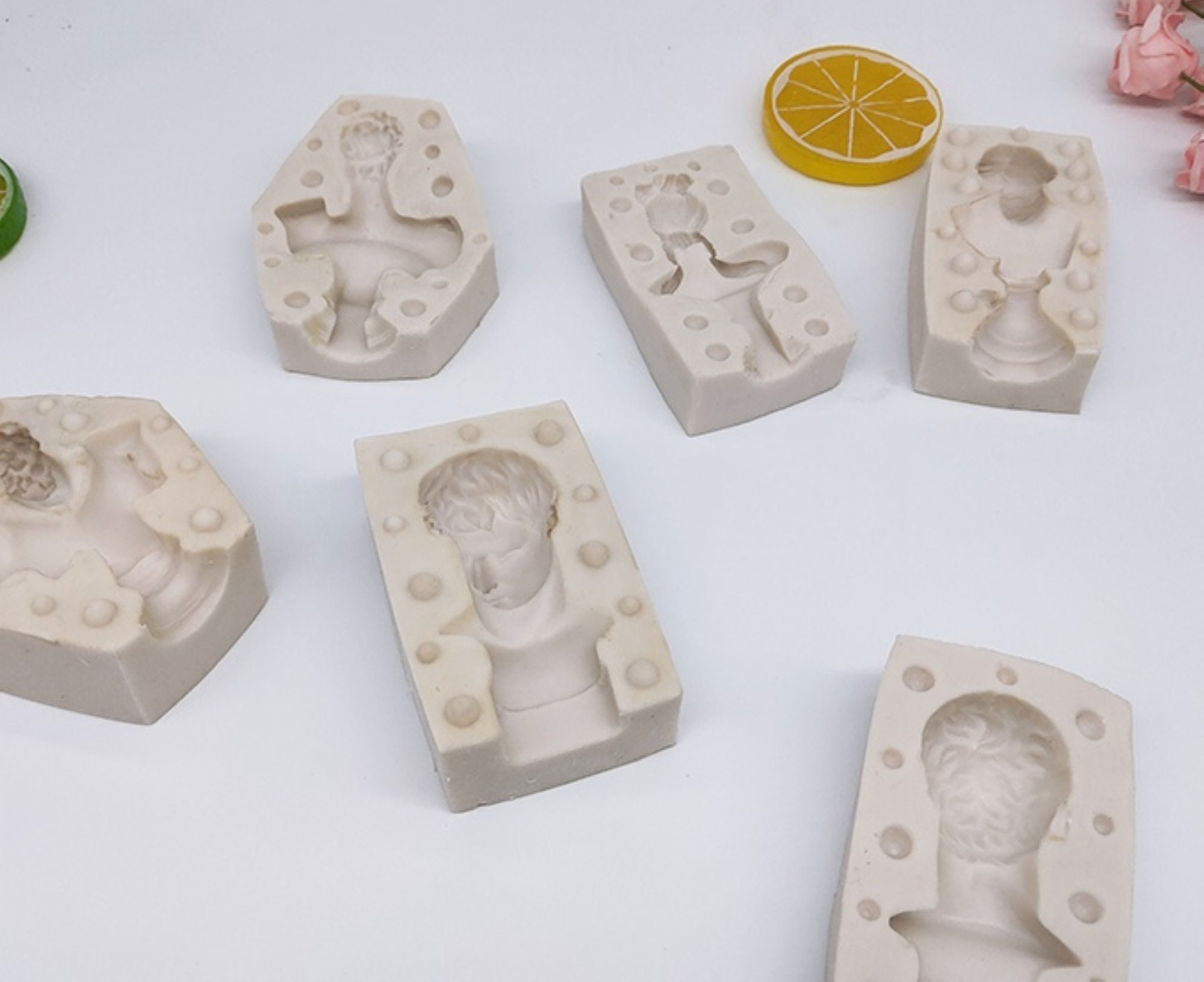 3D Plaster Statues Mould Vintage Candle Molds Cake Decoration Etsy