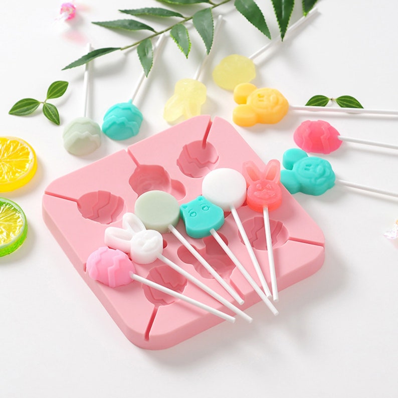DIY lollipop Mold / Mould With 20 Sticks Candy Lollies Bonbon Etsy Polska