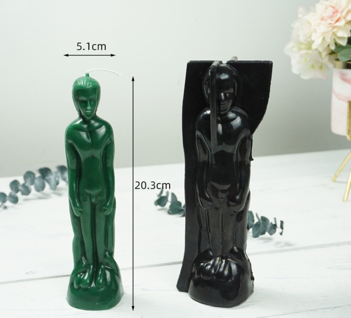 DIY Candle Making 3D Candle Mold Human Body Male Female 2 Etsy