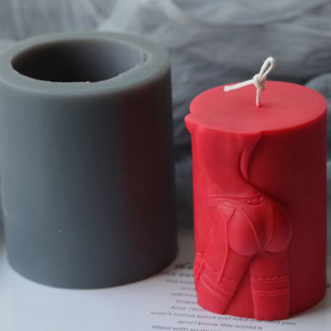 Funny Pillar Candle Mold for Handmade Scented Candles DIY Candles