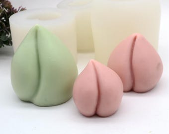 Peach Silicone Molds: Mousse Cake, Pudding, Jelly, Soap, Candle Making