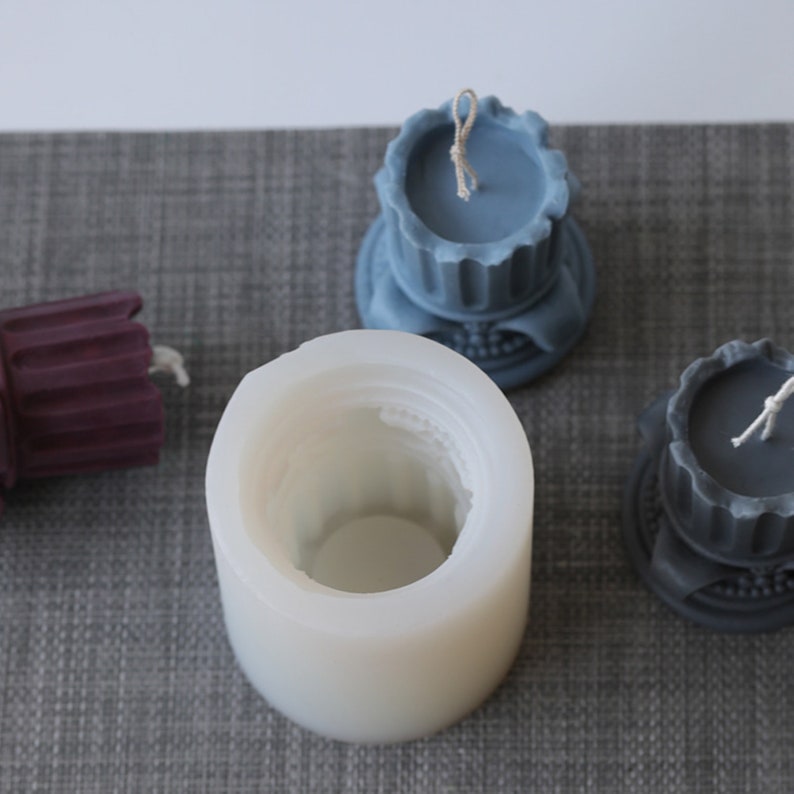 Roman Column Candle Mold for Scented Candles Handmade Church Etsy