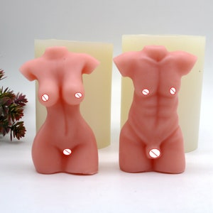 3D Human Body Silicone Mold: Scented Candle, Soap, Plaster Decoration DIY Tool
