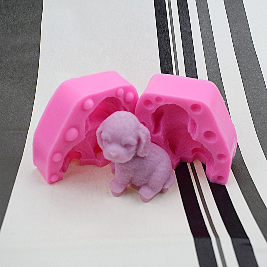 Silikonform Für Hundekerzen - Tier Kerzenform Für Wachs & Harz Basteln