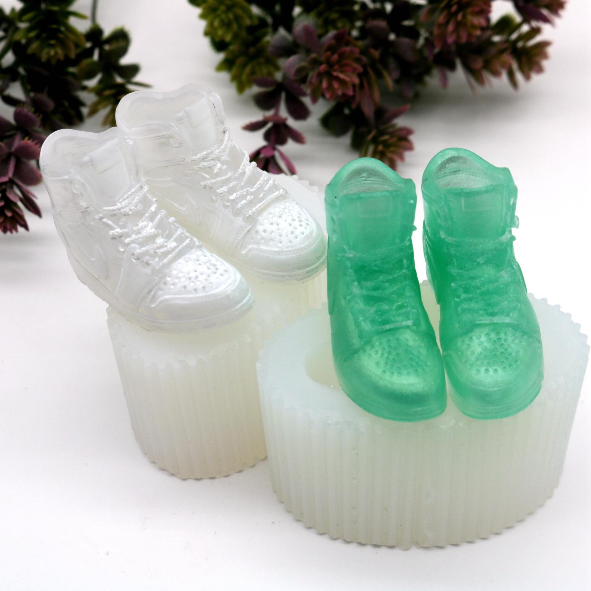 3D Sneakers Shoes Silicone Mold for Resin Epoxy Casting Pendants Keychains Ornaments Making Tool