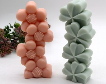 Strip Flower Silicone Candle Mold: Soap & Lotion Bar Making Tool