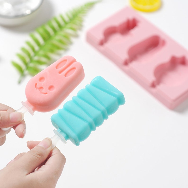 Cute Popsicle Mold Silicone With Lid and 20 Stick Cakesicle - Etsy