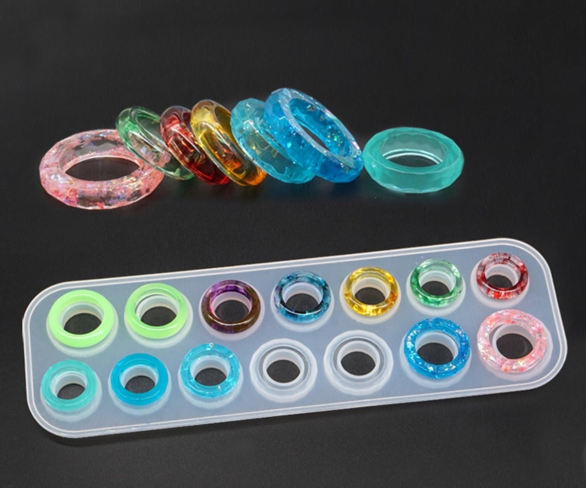 SIEYIO 3 Pcs Resin Casting Circle Jewelry Molds Resin Ring Mold Silicone  Jewelry DIY - Walmart.com