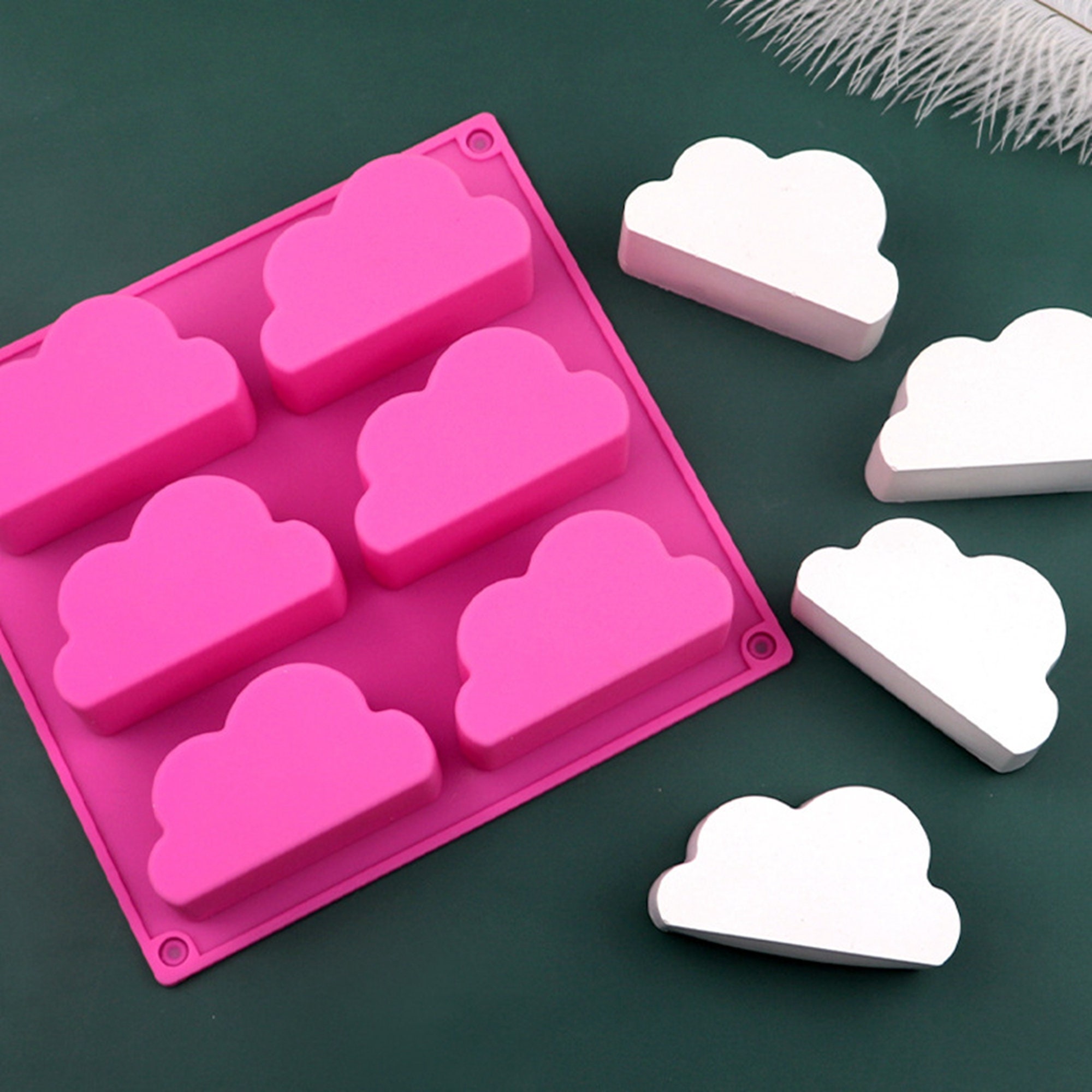 Cloud Silicone Mold, Rain Drop Droplet Food Grade Silicone, Mold for C –  LightningStore