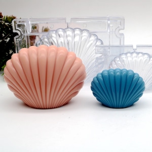 Molde de concha para velas: herramienta de plástico para hacer velas perfumadas